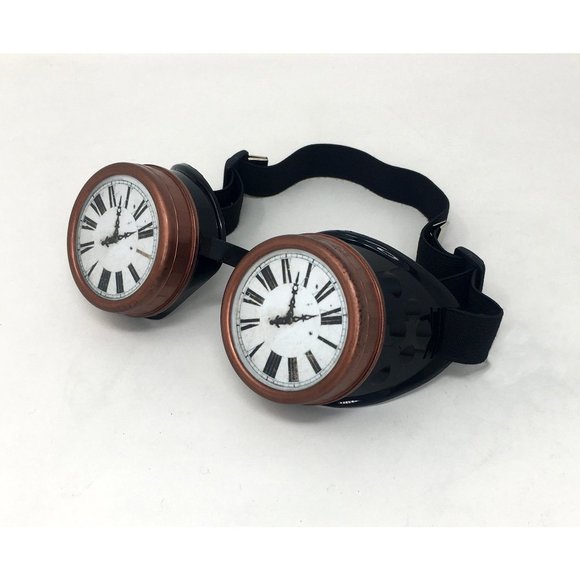 *LAST CHANCE* Steampunk Clock Face Goggles - Picture 1 of 1